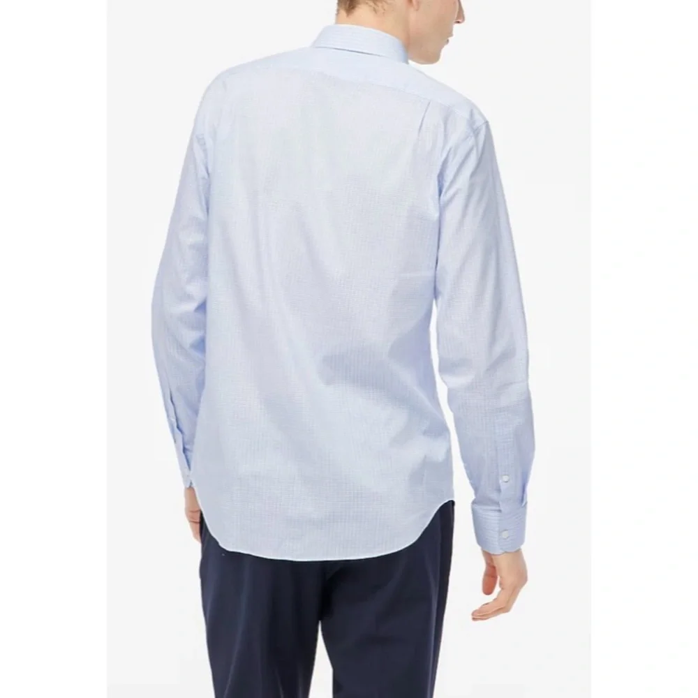 J. Crew Tailored Performance Dress Shirt White Peri